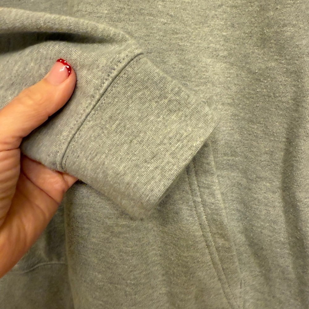Vans Gray Hoodie with Orange Graphic Men’s Unisex Sz S Sweatshirt Long Sleeves - Picture 4 of 10
